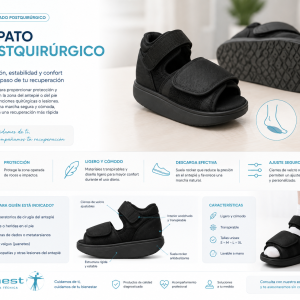 Zapato postquirurgico